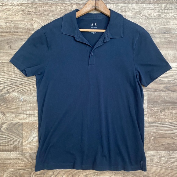 Armani Exchange Navy Polo - Picture 8 of 9